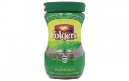 Folgers Classic Decaf, Decaffeinated Instant Coffee Crystals  Plastic Jar  226 grams